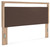 Ashley Hollymount Tan Brown King Upholstered Panel Headboard