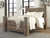 Ashley Trinell Brown Queen Poster Bed