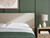 Ashley Cielden Soft Gray King Upholstered Bed with Roll Slats