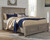Ashley Lettner Light Gray King Panel Storage Bed