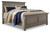 Ashley Lettner Light Gray King Panel Bed