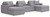 Ashley Modmax Oyster 5-Piece Pit Sectional