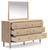 Ashley Cielden Two-tone Dresser and Mirror
