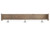 Ashley Oliah Natural Wall Mounted Coat Rack with Shelf