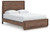 Ashley Hollinaze Walnut Brown Queen Panel Bed