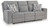 Ashley Biscoe Pewter Power Reclining Sofa