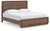 Ashley Hollinaze Walnut Brown King Panel Bed