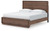 Ashley Hollinaze Walnut Brown King Panel Bed