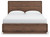 Ashley Hollinaze Walnut Brown King Panel Bed