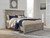 Ashley Lettner Light Gray California King Panel Storage bed