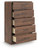 Ashley Hollinaze Walnut Brown Chest of Drawers