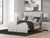 Ashley Birmonton Black Queen Upholstered Panel Platform Storage Bed