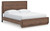Ashley Hollinaze Walnut Brown California King Panel Bed