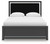 Ashley Birmonton Black Queen Upholstered Panel Platform Bed
