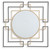 Ashley Oceanal Black Gold Finish Accent Mirror