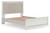 Ashley Birmonton White Queen Upholstered Panel Platform Bed