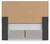 Ashley Birmonton White Queen Upholstered Panel Platform Bed