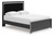Ashley Birmonton White Queen Upholstered Panel Platform Bed