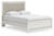 Ashley Birmonton White Queen Upholstered Panel Platform Bed