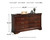 Ashley Alisdair Reddish Brown Dresser