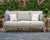 Ashley Hillside Barn Gray Brown Outdoor Sofa with Cushion
