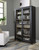 Ashley Lenston Black Gray Accent Cabinet A4000508