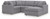 Ashley Modmax Spice 4-Piece Sectional with Chaise 92102/16/46(2)/65