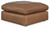 Ashley Emilia Caramel Oversized Accent Ottoman