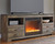 Ashley Trinell Brown 63" TV Stand with Electric Fireplace W100/101/W446/68
