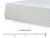 Ashley Chime 12 Inch Memory Foam White California King Mattress in a Box