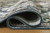 Ashley Leningston Black Cream Blue 5' x 7' Washable Rug