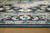 Ashley Leningston Black Cream Blue 5' x 7' Washable Rug