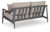 Ashley North Island Gray Outdoor Loveseat with Cushion
