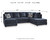 Ashley Albar Place Cobalt 2-Piece Sectional