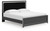 Ashley Birmonton White King Upholstered Panel Platform Bed