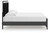 Ashley Birmonton White King Upholstered Panel Platform Bed