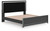 Ashley Birmonton White King Upholstered Panel Platform Bed