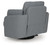 Ashley Alainmont Next-Gen Nuvella Salt and Pepper Swivel Power Recliner