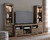 Ashley Trinell Brown 3-Piece Entertainment Center W446/24(2)/68