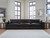 Ashley Emilia Black 3-Piece Sectional Sofa