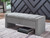 Ashley Akselman Gray Storage Bench