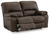 Ashley Leesworth Dark Brown Power Reclining Loveseat