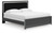 Ashley Birmonton White King Upholstered Panel Bed