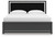 Ashley Birmonton White King Upholstered Panel Bed