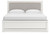 Ashley Birmonton White King Upholstered Panel Bed
