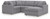 Ashley Modmax Oyster 4-Piece Sectional with Chaise 92103/16/46/65/77