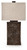 Ashley Heathbury Antique Brown Table Lamp