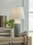 Ashley Afener Blue Beige Table Lamp (Set of 2)