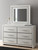 Ashley Birmonton White Dresser and Mirror