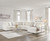 Ashley Chessington Ivory 4-Piece Sectional with Chaise